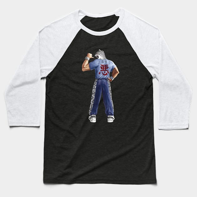 King tekken Baseball T-Shirt by Dystopianpalace